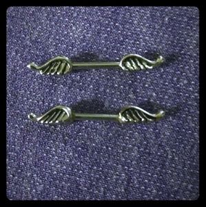 14g Angel Wing Intimate Jewelry
